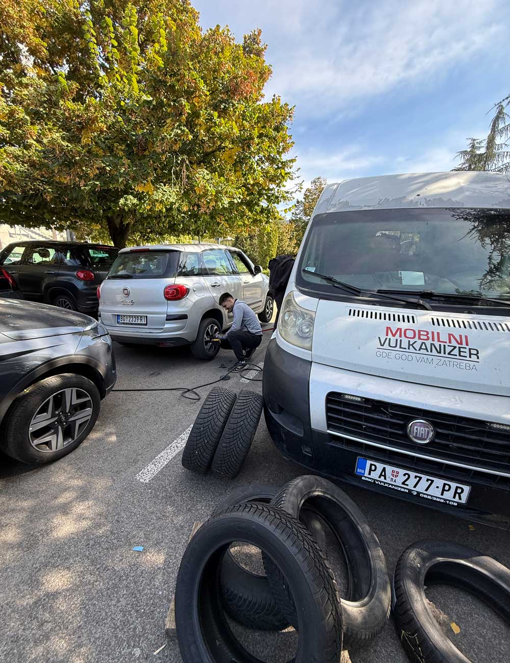 Mobilni vulkanizer - Putnička i kombi vozila